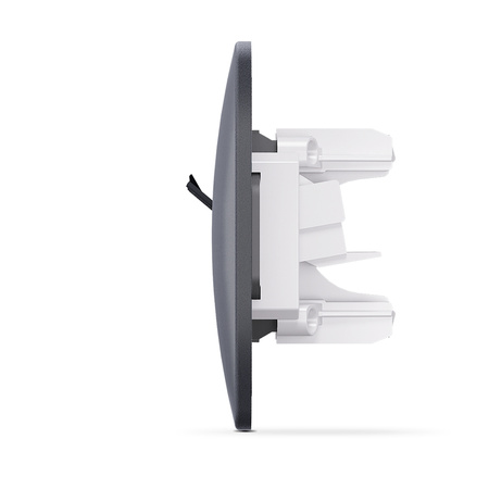 RJ45 Unterputz-Doppeldose für Computer schwarz BINERA VIDEX