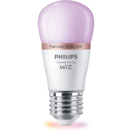LED-Lampe E27 P45 4.9W = 40W 2200-6500K + RGB SMART WiFi Philips WiZ