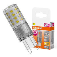 LED-Kapsel-Glühbirne G9 4.4W = 48W 600lm 2700K Warm 320° Dimmbar LED PIN Osram