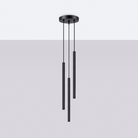 ARCHE Hängeleuchte 3P 3xG9 Schwarz Modern SOLLUX