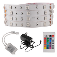 LED Streifen 14W RGB 150LED SMD 5m + Controller + Netzteil