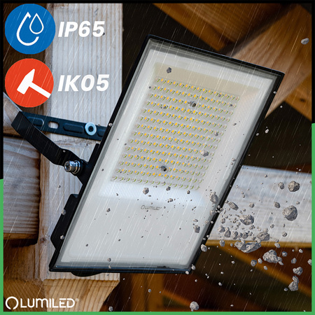 LED-Flutlicht im Freien BRIGHT Wasserdicht 150W 16500lm 4000K LUMILED