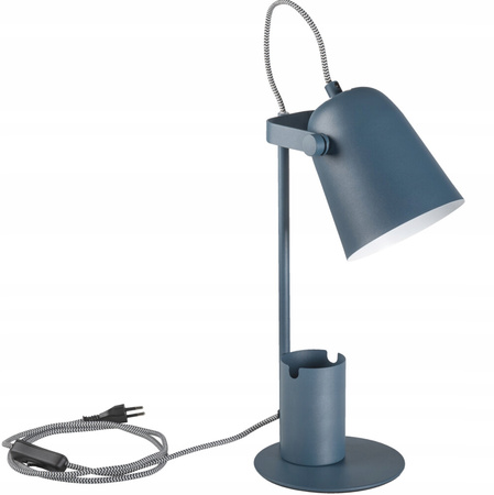 Schulnachttisch-Schreibtischlampe + Organizer Raibo E27 5W Blau KANLUX