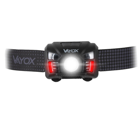 Wiederaufladbare LED-Stirnlampe mit Bewegungssensor XM-L Q5 3W VA0020 VAYOX