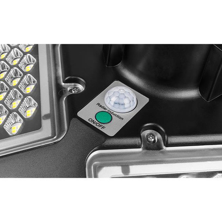 Straßenlaterne LED-Solarlaterne 200W IP65 Mikrowellen-Bewegungssensor + Fernbedienung