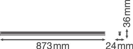 Lineares Lichtband 15W 1500lm 4000K Neutral Weiß Batten Ledvance Lampe