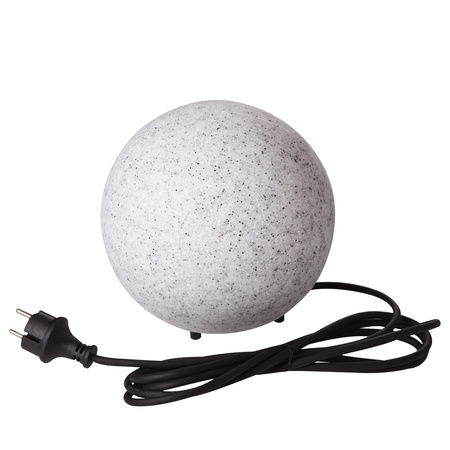 LED-Außenkugel-Lampe E27 IP65 Boden Grau STONO Kanlux