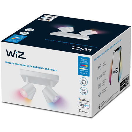 LED SPOT Deckenleuchte 4x 5W WHITE + RGB SMART WiFi WiZ