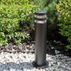 E27 Schwarz IP54 Rino Sanico Goldlux Standing Post Gartenlampe