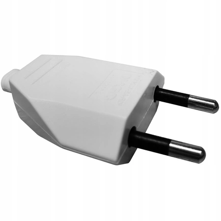 Elektrostecker Flachstecker 2P 25A 250V abnehmbar weiß ORNO