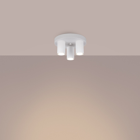 Tuba Spot Decke Plafond Lampe 3x GU10 Weiß Lagos Ocean Green SL.1464 Sollux