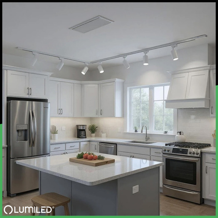 Eckverbinder für 1-Phasen-Stromschienen-System Weiß LUMILED