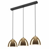 MIA Hängeleuchte 3xE27 Schwarz Gold LM-3.130 Lamkur