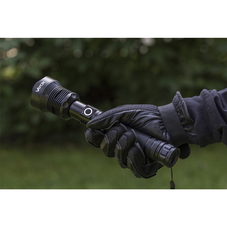 ZOOM LED XHP70 taktische Taschenlampe 25W 2000lm 3 MODI 1000m IP67 Aluminium VA0021 VAYOX