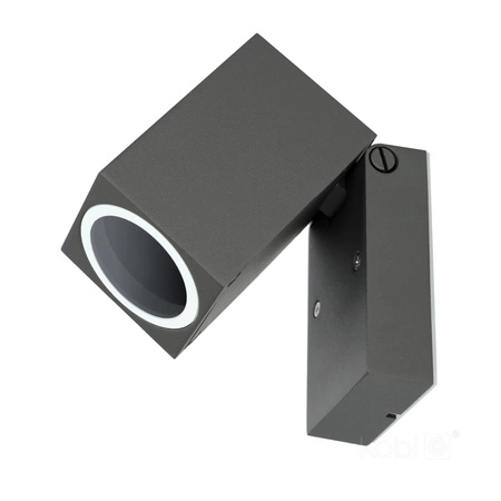 LED-Gartenleuchte QUAZAR 15 GU10 IP44 KOBI ALUMINIUM GRAU