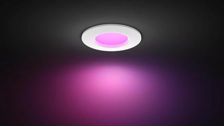 LED-Panel Einbau 8.3W 1000lm IP44 Weiß und Farbe Ambiance RGB + TW Weiß Smart SMART Zigbee Bluetooth Slim Downlights Philips HUE