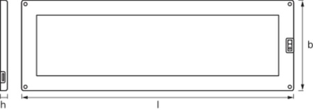 LED-Unterschrank-Möbelleuchte 10W 550lm 3000K warm mit Bewegungssensor dimmbar 30 x 10cm Schrank-LED-Panel LEDVANCE