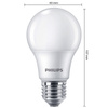 3x LED-Lampe E27 A60 4.9W = 40W 470lm 2700K Warm 180° Essential Philips