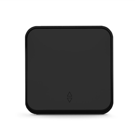 Lichtschalter 1fach 10A Aufputz Schwarz BINERA VIDEX