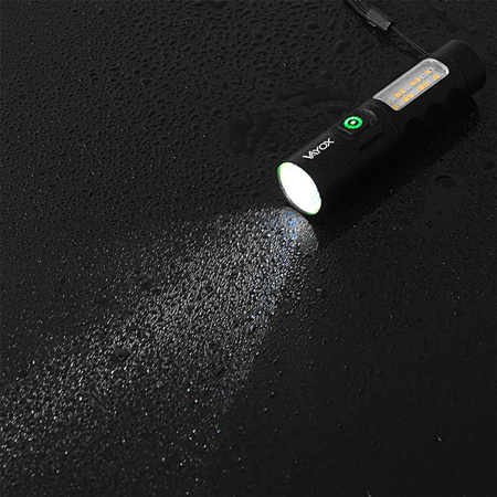 Wiederaufladbare LED-Taschenlampe Classic 5W 250lm Handheld Power LED + SMD VA0184 VAYOX