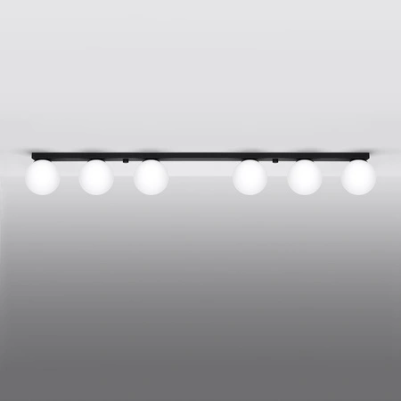 YOLI 6 6xG9 Schwarz Modern SOLLUX Deckenleuchte