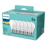 6x LED-Lampe E27 A60 8W = 60W 806lm 2700K Warm 180° Essential Philips