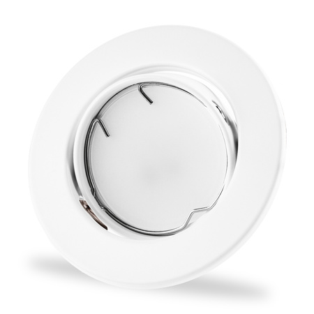 Einbaustrahler GU10, MR16 Einbauspot HALOGEN Runde beweglich Weiß Blech AURELI LUMILED