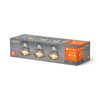 Set aus 3xEinbauleuchten GU10 2,6W 230lm 230V 2700K Warmsilber LED SPOT LEDVANCE