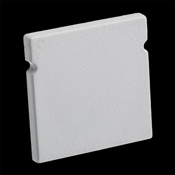 Endkappe für Aufputzprofil KM38 voll Kunststoff, Grau LUMILED