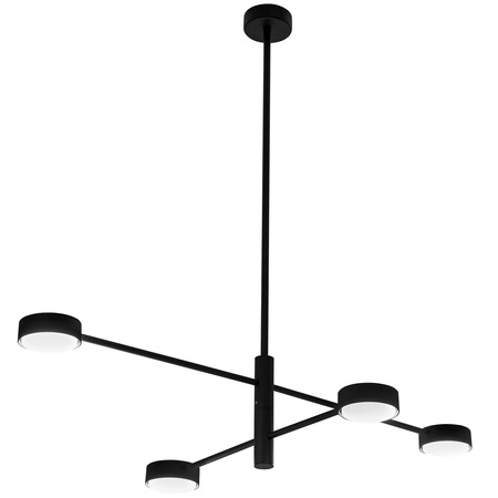 LED Pendelleuchte 4x GX53 Wall Schwarz OVILO LUMILED