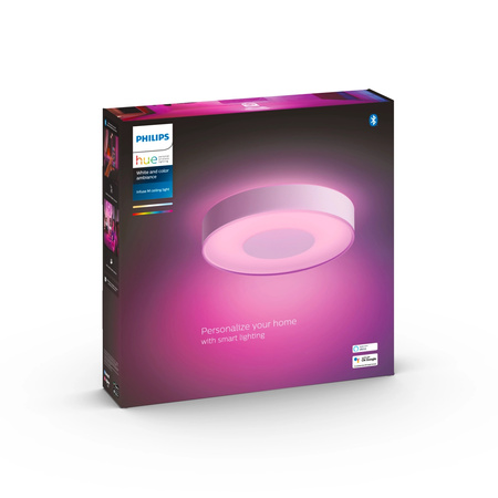 LED-Deckenleuchte INFUSE M Weiß 33.5W CCT RGB PHILIPS HUE Bluetooth Zigbee