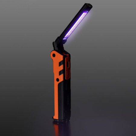 Wiederaufladbare LED-Hand-Taschenlampe 5W 400lm 5 Modi UV Dimmbar Videx