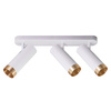 Wand- und Deckenstrahler Leuchte 3x GU10 Weißgold FADO Sanico Goldlux