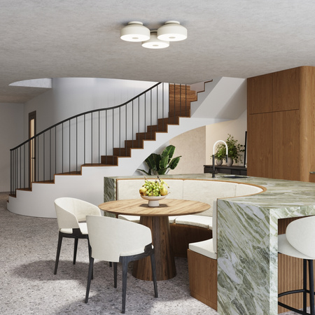 LED Plafond Deckenleuchte 4x E27 Beige OMIQ Crimson SL.1679 Sollux