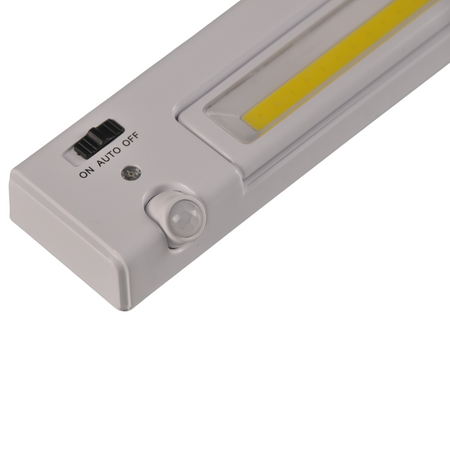 LED-Möbel-Unterbauleuchte mit Bewegungssensor 110lm Beweglich Selbstklebend Batterie Weiß GOLDLUX (Polux)