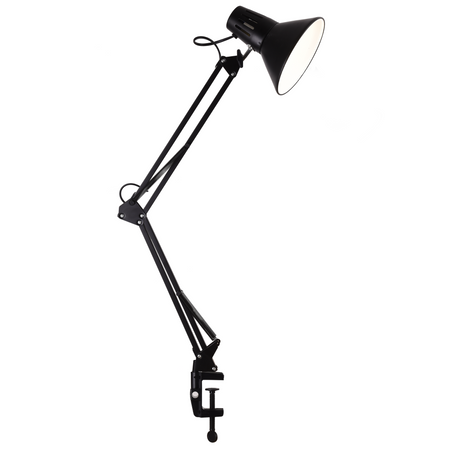 Schreibtischlampe E27 Schwarz Arbeiter Sanico Goldlux