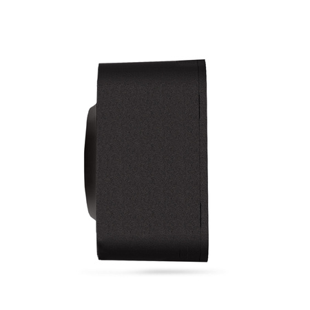 Elektrische Wandsteckdose Einfach 16A Aufputz Schwarz BINERA VIDEX