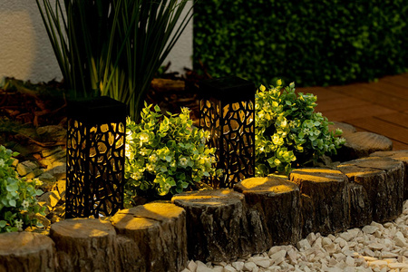 Solar-LED-Lampe, Solar Gitterpfosten IP44 3000K AZURE LUMILED