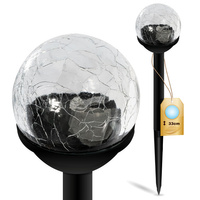 LED Solar Gartenlampe Drive 5500-6000K IP44 33cm Dämmerungssensor