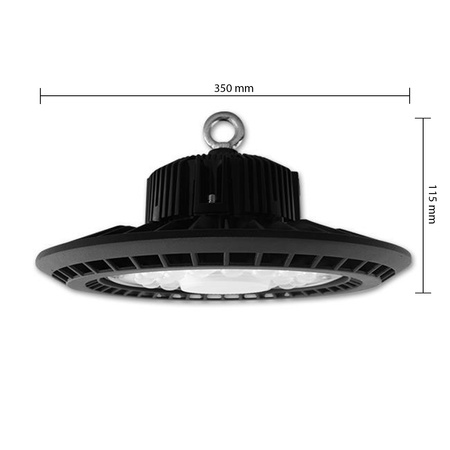 Industrielle LED-Lampe für hohe Buchten 200W 20.000lm 5.000K dimmbar IP65