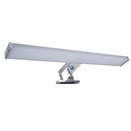 LED Badezimmer Wandleuchte 8W 900lm 4000K Neutral 120° Chrom IP44 ELBA Sanico Goldlux