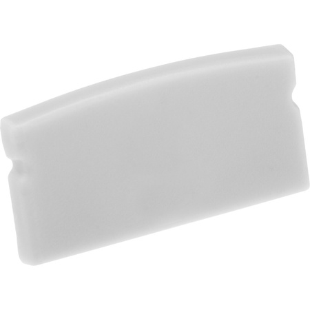 Aluminium LED-Profil KM36 mit Klarglasabdeckung und Endkappen, 2m Silber LUMILED