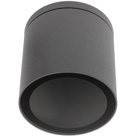 SPOT LED QUAZAR 18 GU10 IP44 Deckenleuchte KOBI ALUMINIUM Rund Grau