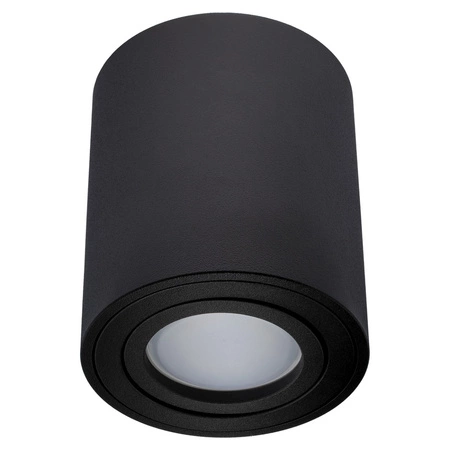 Aufputz-HALOGEN-bewegliche GU10-Rundleuchte in Schwarz 84 mm