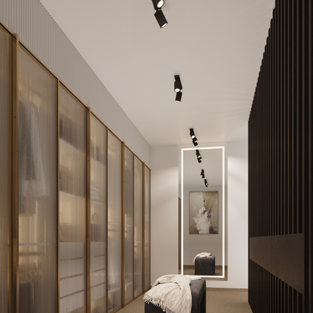 Plafond Deckenleuchte Tuba Spot 3x GU10 Schwarz Carbon Deep Space SL.1582 Sollux