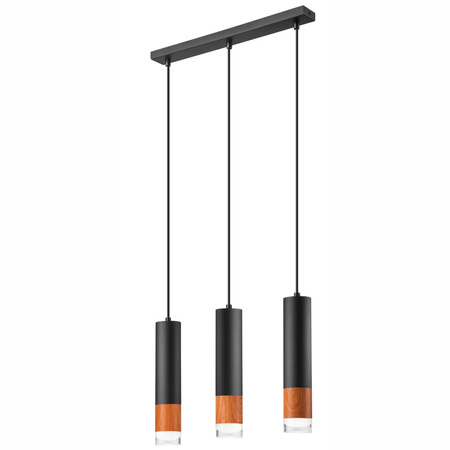 AURELIA abgehängte Deckenleuchte 3xE27 Schwarz LM-3.152 Lamkur