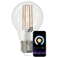 LED Lampen E27 A60 7W 806lm 2700K-6500K 320° Filament GOLDLUX (Polux) Smart WiFi TUYA