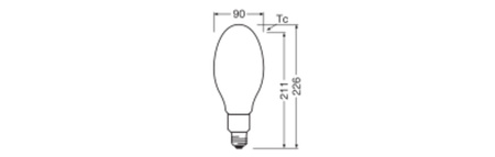 LED-Lampe E27 32.4W = 125W 6000lm 4000K Neutral 360° IP65 HQL Ledvance