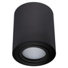 Aufputz-HALOGEN-bewegliche GU10-Rundleuchte in Schwarz 84 mm