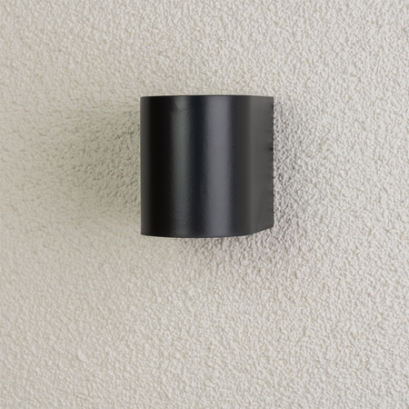 Wandleuchte Außen GU10, Garten-Wandleuchte Schwarz ALLIUM LUMILED